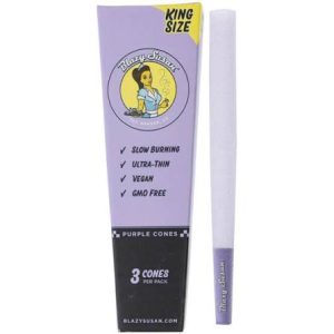 blazy susan cones king size purple
