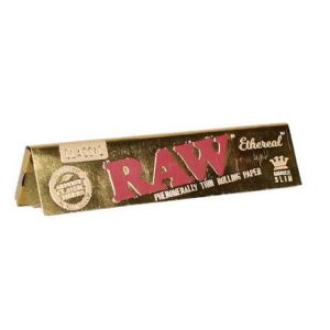 RAW Ethereal King Size Slim rolling papers.