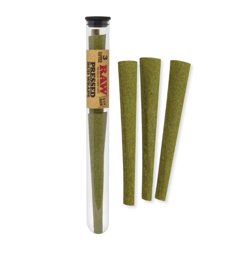 RAW 1 1/4 Pressed pre rolled cones