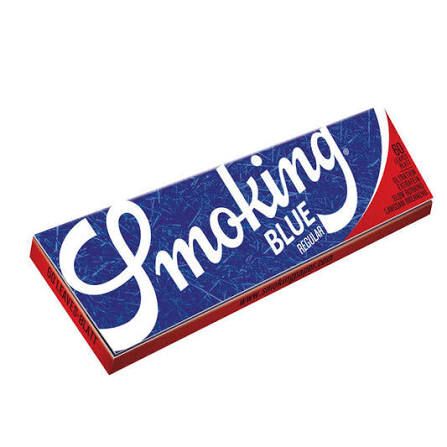 smoking blue regular papers