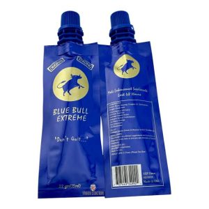 Blue Bull male enhancement supplements 15-pouch display box available at Vape & Ash Smoke Shop