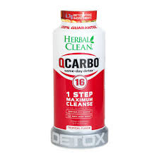 Herbal Clean QCarbo16 tropical detox drink available at Vape & Ash Smoke Shop Nanuet NY