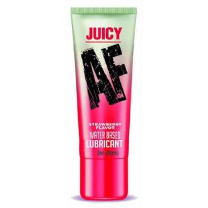 uicy AF Strawberry Water Based Lubricant tube available at Vape & Ash Smoke Shop
