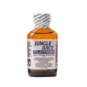 Jungle Juice Platinum Nail Polish Remover 30ml bottle available at Vape & Ash Smoke Shop
