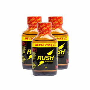 Rush Black Label Nail Polish Remover 30cc bottle for collectors at Vape & Ash Smoke Shop