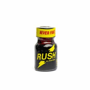 Rush Black Label Nail Polish Remover 10ml bottle displayed at Vape & Ash Smoke Shop