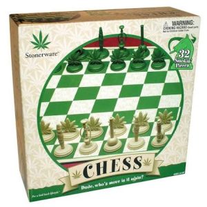 Stonerware Chess novelty smoking lifestyle chess set at Vape & Ash Smoke Shop Nanuet NY